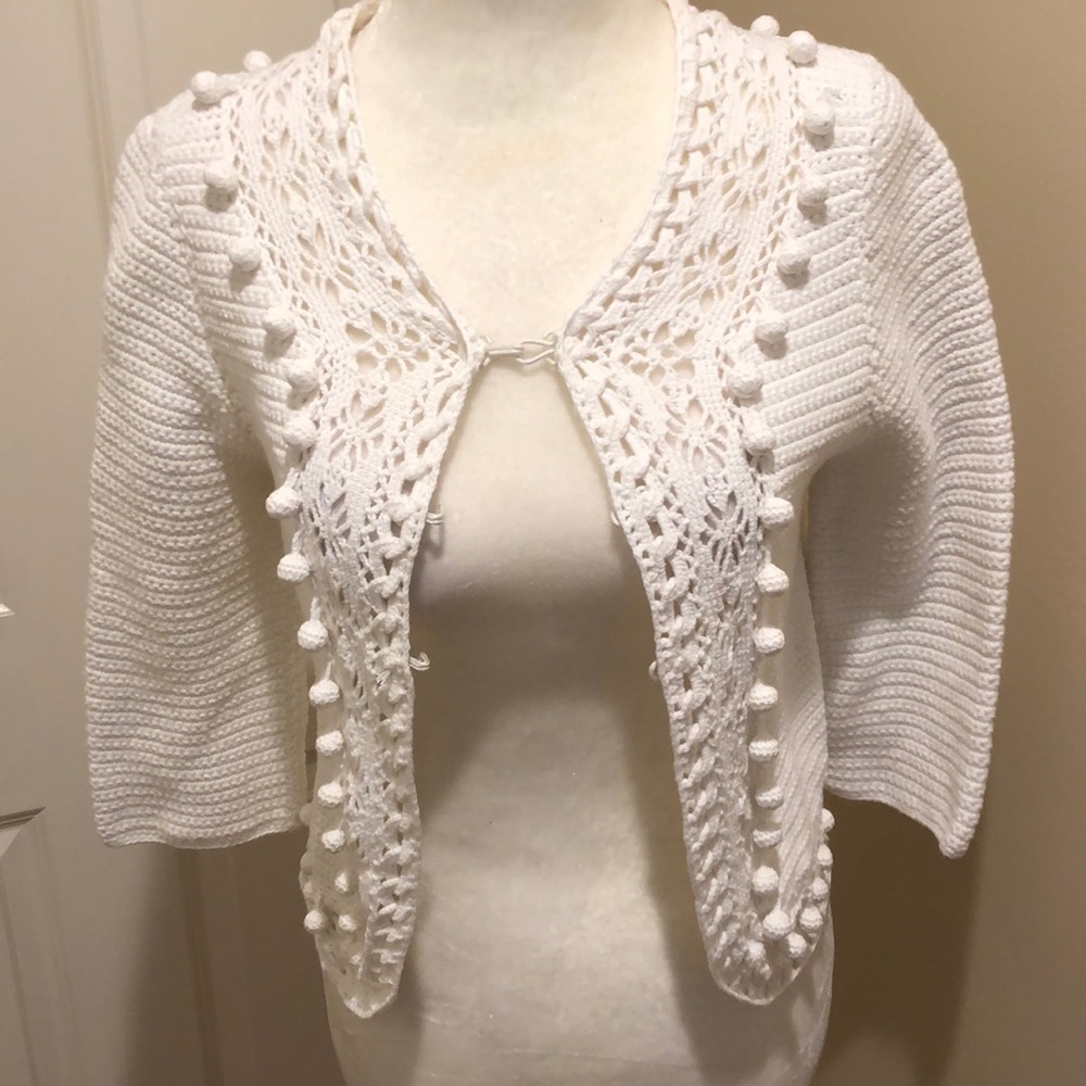 Prima Bella size S white cardigan